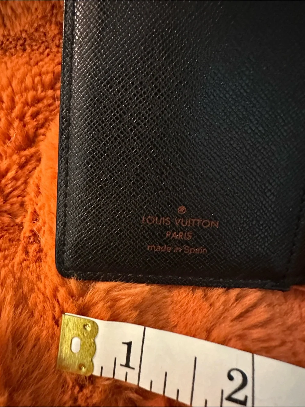 Louis Vuitton red epi leather agenda PM
